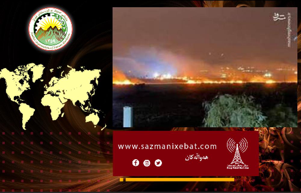 حملات موشکی سپاه پاسداران به اربیل کردستان عراق و ادلب سوریه