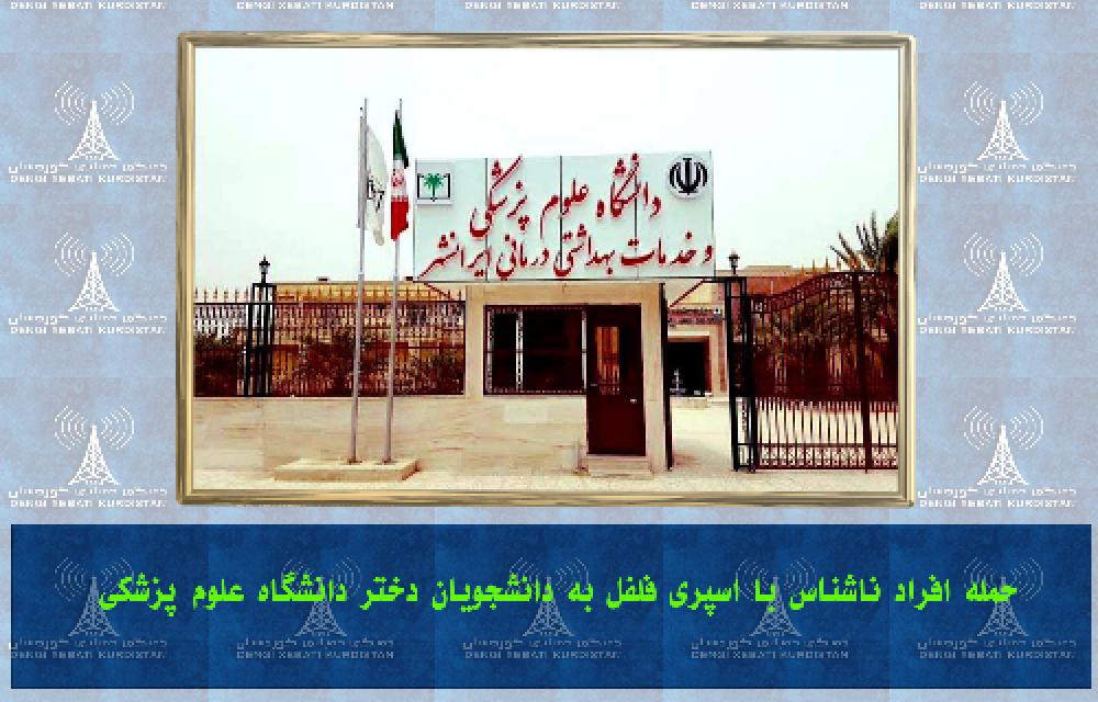 حمله افراد ناشناس با اسپری فلفل به دانشجویان دختر دانشگاه علوم پزشکی ایرانشهر